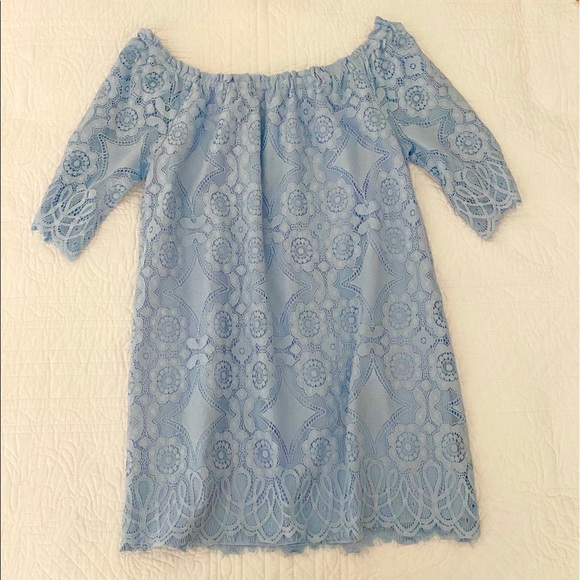 💙 Light Blue sleeveless Dress - Picture 2 of 4